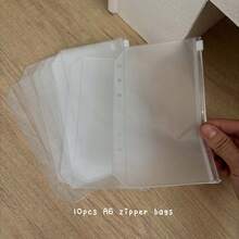 A6 DIY PU 马卡龙波点活页封面，周计划现金信封，多功能笔记本和卡片夹 - 多色 - 查看 18