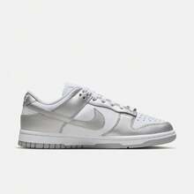女子WMNS NIKE DUNK LOW運動休閒鞋低幫FV1311-100 - 銀色 - 查看 2