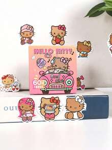 63pcs Children's Handmade Decoration Stickers (Some Styles May Have Color Difference, Randomly Sent) Seal Candy Drip Stickers For Smartphone Case - Multicolor - View 5