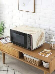1 pieza Mantel con estampado de plumas de pavo real, disponible en múltiples tamaños, adecuado para comedor del hogar, decoración de cocina, decoración del hogar, fiesta al aire libre y decoración de restaurantes, con apariencia de textura de lino - Multicolor - Ver 5