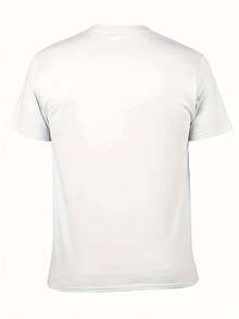 Camiseta de diseño sencillo de 180g para mujer, de manga corta, con estampado de diseño especial. Nuevo estilo relajado de media manga para el verano, ropa fina y elegante para estudiantes. Elegante y práctica para el verano. - Blanco - Ver 4