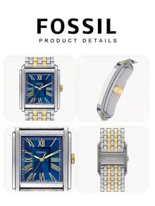 FOSSIL Daily & Business Essential: Jam Tangan Quartz dengan Pergerakan Halus dan Senyap, Elegan Tanpa Ribet FS6010 - Perak - View 6