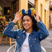 Băng đô tai chuột Minnie đính kim sa của Disney, phụ kiện chụp ảnh hoạt hình tại công viên giải trí. - Nhiều màu - Xem 4