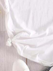 Camiseta Gráfica Casual de Corte Holgado para Mujer, Estilo Cowgirl, Transpirable y Cómoda, Manga Corta, Cuello Redondo, Estampado Vintage de Vaquera Montando a Caballo, Algodón Suave, Perfecta para Uso Diario y Estilo Urbano Western Cowgirl - Blanco - Ver 5
