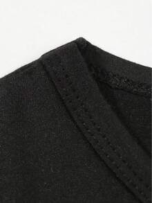 Dam-T-shirts - Svart - Visa 3