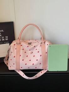 Túi tote nylon cỡ lớn họa tiết dâu tây, túi du lịch nhiều ngăn với ngăn đựng giày riêng, túi đựng đồ ướt và khô, túi tập gym đa năng, túi tập luyện nhẹ, phù hợp cho học sinh, bác sĩ, y tá, giáo viên, nhân viên văn phòng, chuyên gia kinh doanh, phòng tập gym, bệnh viện, du thuyền, trường học, sân bay, hoạt động ngoài trời, leo núi, tập luyện, làm việc, du lịch, cuối tuần, quà tặng ngày lễ, quà sinh nhật. - Nhiều màu - Xem 12