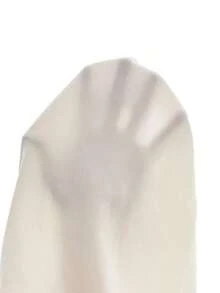 Blazer corto plisado de cuello redondo de unicolor casual para mujer en otoño/invierno - Albaricoque - Ver 3