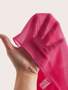 Swim Basics Cubre todo de unicolor y minimalista para mujer - Rosa Fucsia 2 - Ver 5