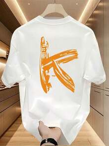 Camisa estampada de manga corta para hombre, estilo coreano y japonés versátil FVXS - Blanco - Ver 11