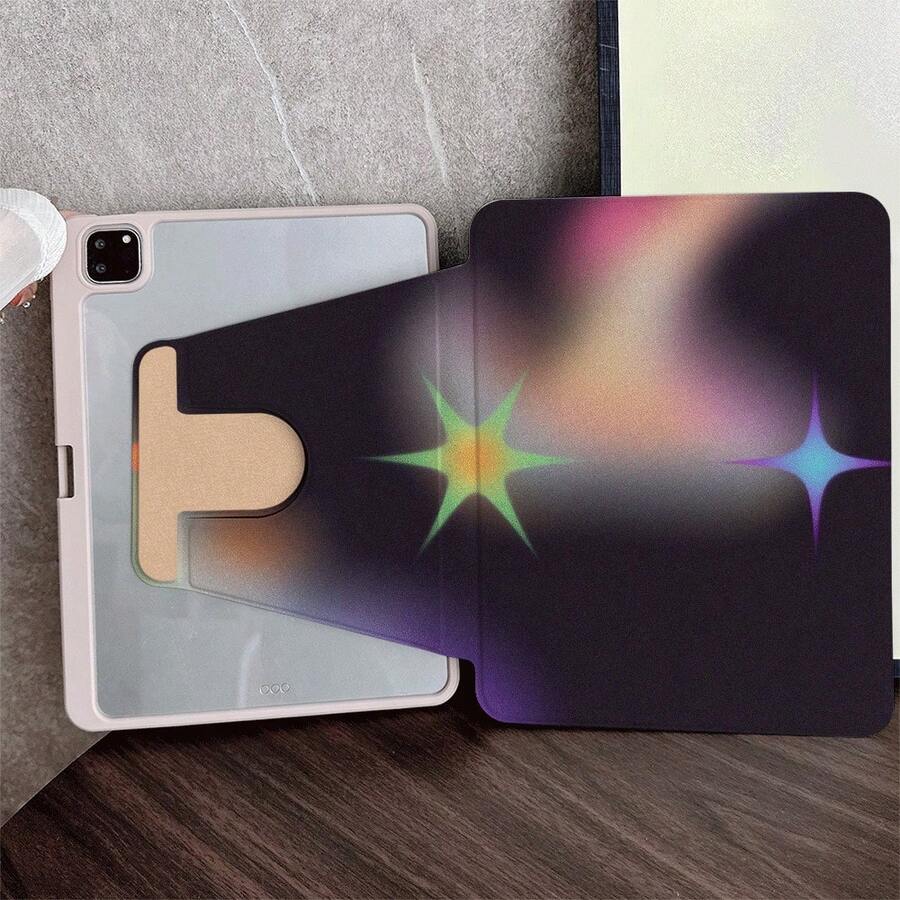 1 chiếc ốp lưng máy tính bảng in hình ngôi sao chuyển sắc thẩm mỹ, tương thích với iPad 10.9/10.2/ Air thế hệ thứ 5/Pro 11/10/9.7/Air 2/ (thế hệ thứ 7)/ (thế hệ thứ 8)/ Air 4/5/ Pro 11/ Thế hệ thứ 10 10.9 inch 2022 Smart Case/ Air 13 (M3 2025)/ Air 11 (M3 2025)/ Air 11 (M3 2025)/ 11 (A16 2025), tương thích với Oppo Pad, tương thích với Matepad, tương thích với Vivo Pad, tương thích với Honor Pad, tương thích với Xiaoxin Pad. - Nhiều màu - Xem 1