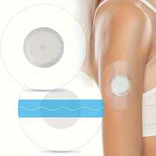 60 Pieces/Set Of Sensor Patch Protective Cover, Latex Free Adhesive Patch, Pre Cut CGM Tape To Ensure Firm And Long-Lasting Protection, Low Allergenic Waterproof Material Patch Protective Cover - Patch Protective Cover 20 - View 1