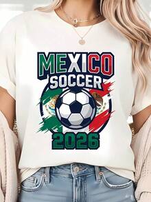 Camiseta de la Selección Mexicana para la Copa Mundial 2026 – Ropa para aficionados mexicanos, diseño unisex - Negro - Ver 1