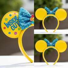 Băng đô tai chuột Minnie đính kim sa của Disney, phụ kiện chụp ảnh hoạt hình tại công viên giải trí. - Nhiều màu - Xem 2