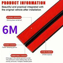 Ideal For Car Windows And T-Shaped Rubber Seals, This Is The Perfect Choice For Automotive Windshields - Designed For Tight Sealing, Dust-Proof And Waterproof, Easy To Install, Suitable For Front And Rear Windshields, Durable And Weather-Resistant. - 6-meter T-shaped Sealing Strip - View 8