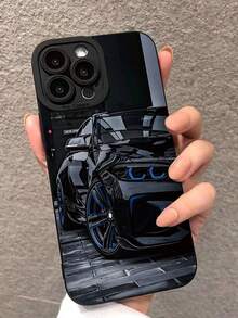 精密边缘黑色赛车喷漆防震手机壳，兼容 P14 Pro Max、P13、P11卡通版、P12 XR卡通版、7/8、GES2、XS，也适用于P15、P16、P16 Pro、Galaxy S24、A03s、A03 Core、A04、A12、A13、A14、A21s、A22、A23、A24、A32、A33、A34、A51、A52、A53、A54、A71、A72、A73、S20 FE、S21、S22、9、9A、10A、10C、Note 9、Note 10、Note 11、Note 12、12C。 - 彩色 - 查看 3