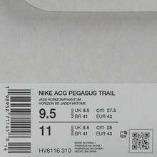 Giày chạy bộ nam NIKE ACG PEGASUS TRAIL cổ thấp HV8116-310 - Màu xanh Bạc hà - Xem 6