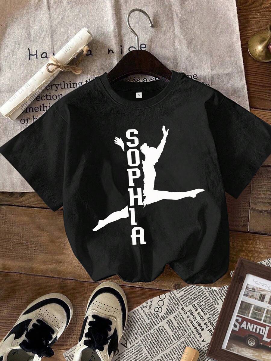 Camisetas de Gimnasia Personalizadas, Camisetas Gráficas Geniales, Regalo de Cumpleaños Moderno, Camiseta de Gimnasia, Conjunto para Mamá de Gimnasia, Ropa S, Camiseta de Equipo de Gimnasia, Regalo para Entusiastas de la Gimnasia - Negro - Ver 1