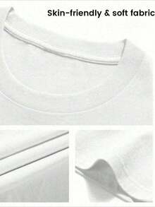 Western Style Denim Shirt, Inappropriate Shirts For Women, Outrageous T-Shirt, Offensive And Embarrassing T-Shirts, Funny Gen Z Meme Gift For Cowgirls, 100% Cotton Short Sleeve T-Shirt, Classic Style, Thick Cotton, With Graphic Print, Casual Short Sleeve Top For Women. - 白色 - 查看 3