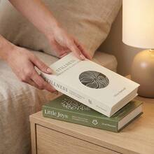 2pcs Paper Faux Books Home Decor, Modern Minimalist Coffee Table Decor, Bedside Table Decor, Bookshelf Decor, Unpainted Paper Bookends, Suitable For Christmas, Halloween, Thanksgiving, Easter, Durable Paper Decor, Book Decor - A - View 3