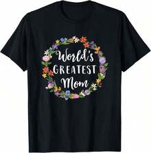 Camiseta "La Mejor Mamá del Mundo" - Tela Suave, Ropa de Moda para Mujer en Tallas Grandes - Estilo - Ver 2