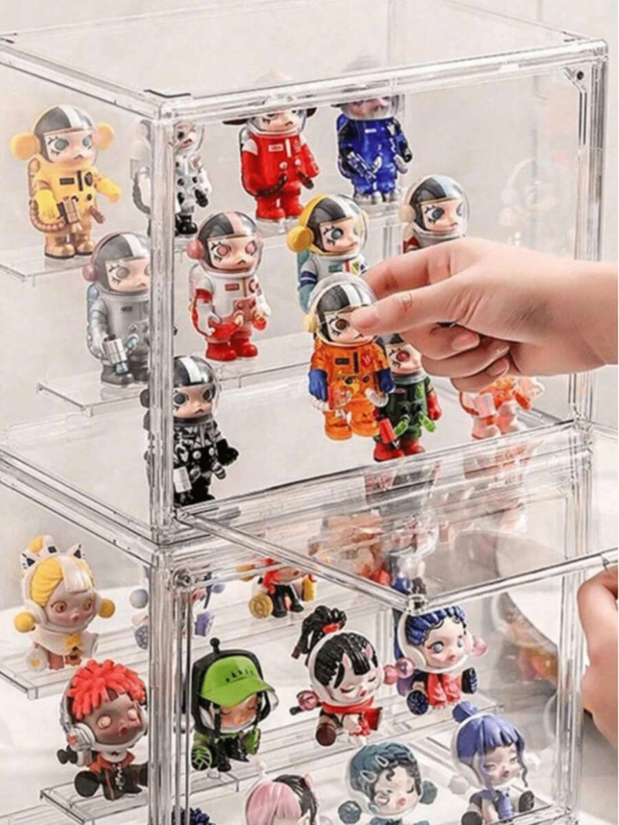 Hộp đựng mô hình nhân vật hoạt hình, hộp trưng bày trong suốt, chống bụi và ẩm, giá đỡ trưng bày mô hình nhân vật hoạt hình mini.