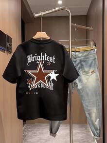 Nueva camiseta de manga corta para mujer de 180 g,% algodón - Camiseta casual versátil con estampado de verano para hombre - Camiseta con estampado de verano para parejas - Unisex - Regalo para vacaciones - Blanco - Ver 6