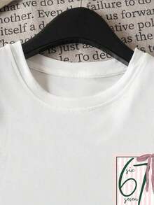 Camiseta informal de mujer de verano PERFECTAMENTE Imperfecta de color negro - Blanco 2 - Ver 4