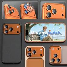 9pcs CD Hawk Eye Camera Lens Protector Sticker, Compatible With Apple 11/12/13/14/15/16/17 Pro Max Plus Mini, CD Pattern, HD Quality, Anti-Drop, Anti-Scratch - Silver - View 9