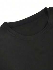 Cute Unisex Premium Casual T-Shirts, "Don't Talk To Strangers" T-Shirt, Funny St5 Movie T-Shirt - 黑色 9 - 查看 3