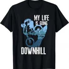 Camiseta impresa para hombres y mujeres - Negro - Ver 1