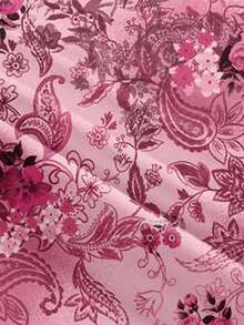 Blusa casual de mujer con cuello de corbata y estampado de anacardo, versátil para uso diario - Rosa 2 - Ver 6