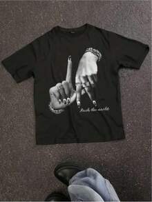 Women T-Shirts - Black - View 1