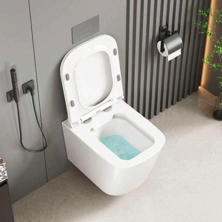 Toilettes - WC petit modèle D + revêtement intégral - Voir 1