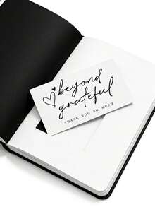 50Pcs Bulk Thank You Cards Professional Business Appreciation Cards For Beauty Salon Spa Studio Freelancer Client Loyalty Branding - Sets - View 5