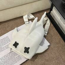 1個醜萌3D鯊魚尖叫後背包，酷情侶大容量後背包，輕量多口袋學生書包，國中/高中/大學生通勤包，露營登山旅行包，萬聖節/聖誕節/開學/出遊休閒包，男女通用 - 彩色 - 查看 8