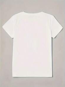 SummerCamiseta Divertida para Mujeres - Estampado "Buenos Días, Insulto" con Texto "Dobre ráno, kócoti!" - Top Azul Cómodo y Casual - Regalo de Humor en Checo para Uso Diario y Entusiastas de la Cultura ChecaFashion All-match Women's Short Sleeve T-shirt, Basic Style for Inner & Outer Wear - Blanco - Ver 3