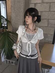 Women Tops - White - View 4