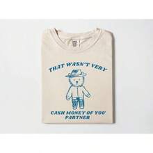 Vintage, Your Outfit Isn't Very Cool, Dude. Funny T-Shirts,  T-Shirts, Alternative T-Shirts, Original T-Shirts,  Style, , Comfortable, And Colorful T-Shirts With Prints. - 杏色 - 查看 9