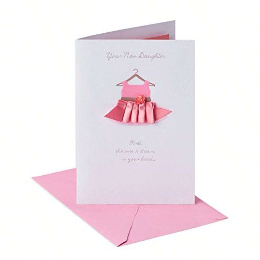 American Greetings - Tarjeta de felicitación para niña vestido rosa - Tarjeta de felicitaciones para nia con vestido rosa - Ver 1