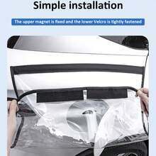 1pc Waterproof Cover For Electric Vehicle Charging Gun, Made Of PVC Material With Good Waterproof Performance, Equipped With Edge "Sealing Strips" Or "Tightening Ropes" Design To Block Rain And Car Wash Water From Entering The Charging Port. Can Be Used When Charging In The Rain (Not Heavy Rain) To Reduce Water Ingress, But Not Recommended For Outdoor Charging In Downpours As The Cover Is Only Splash-Proof, Not Submersible. - 1pc Car Charging Gun Waterproof Cover - View 3
