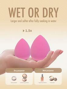 1pc Dry & Wet Dual-Use Makeup Sponge Makeup Sponge With Egg-Shaped Storage, Multicolor Latex-Free Reusable Washable Soft Flawless Makeup Applicator For Powder, Liquid, Makeup Design, Travel Essential - Hot Pink - View 8