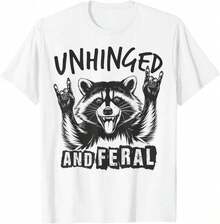 Unhinged And  Raccoon Shirt - Black - View 1