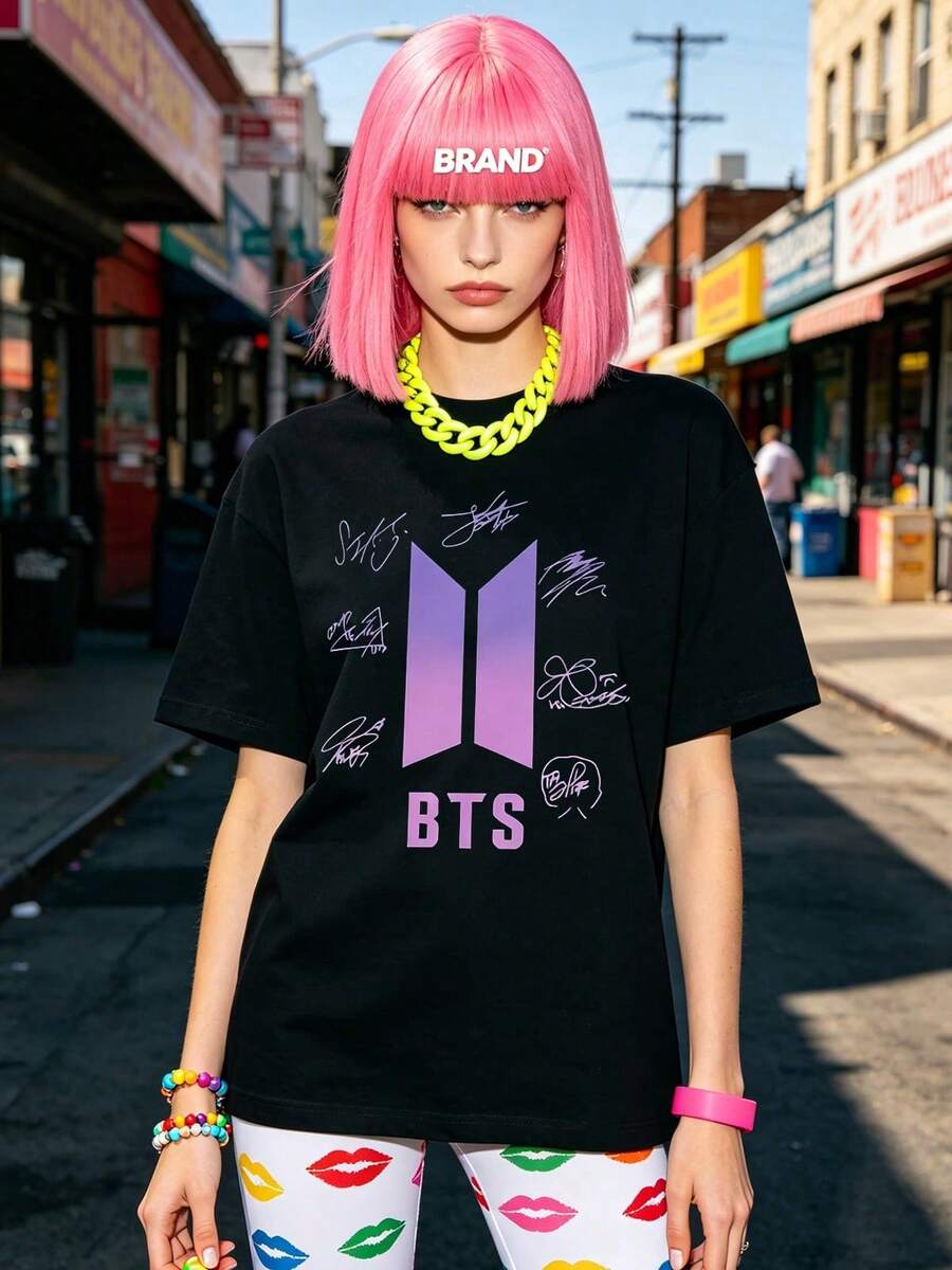 Camiseta de manga corta con cuello redondo suave y casual de verano para mujer, tops para salir, algodón, vintage, estilo callejero europeo y americano, casual deportivo, estilo unisex, estilo casual urbano, tops bonitos, Gen Z, curvy, ropa Y2K, camisetas divertidas, tops para damas, conjuntos de vacaciones para mujer, top lindo, camiseta gráfica, conjuntos de primavera, camisetas holgadas, ropa de calle retro, estilo de los 90, estilo de los 2000, subcultura, top negro, tops blancos, atuendo de fiesta de los 90. Negro - Negro - Ver 1