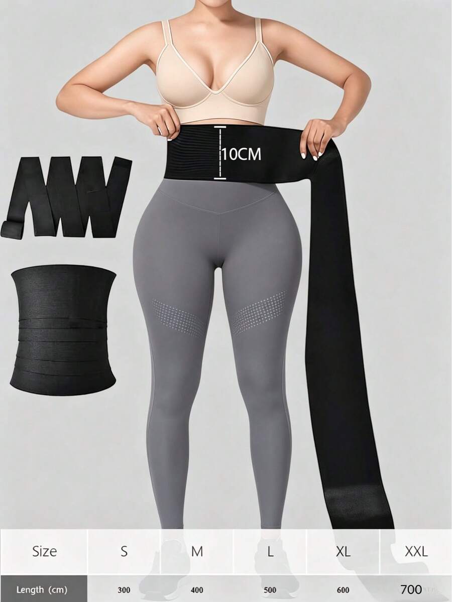 Women's Waist Trainer, Abdominal Shaper, Tummy Control Belt - Black - View 1