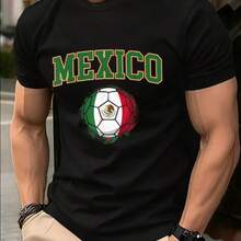 Printed T-Shirt For Men And Women - Black - View 1