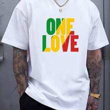 Printed T-Shirt For Men And Women - White - View 1