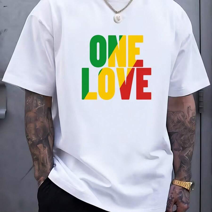 Printed T-Shirt For Men And Women - White - View 1