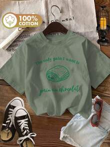 Women T-Shirts - [Black] - View 7