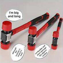 2025 New Installation Hammer, Non-Rebound Rubber Mallet, Non-Damaging Surface Installation Tool, Floor Tile Installation Hammer, Solid Rubber Mallet, Rubber Hammer Tool, Suitable For Tile/Floor Laying, Ideal For Professionals And DIY Enthusiasts - Búa cao su - Xem 6