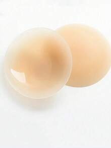 1对8厘米无缝隐形硅胶乳贴，透气硅胶乳贴，适合夏季连衣裙、露背礼服 - 隱形款 - 查看 3